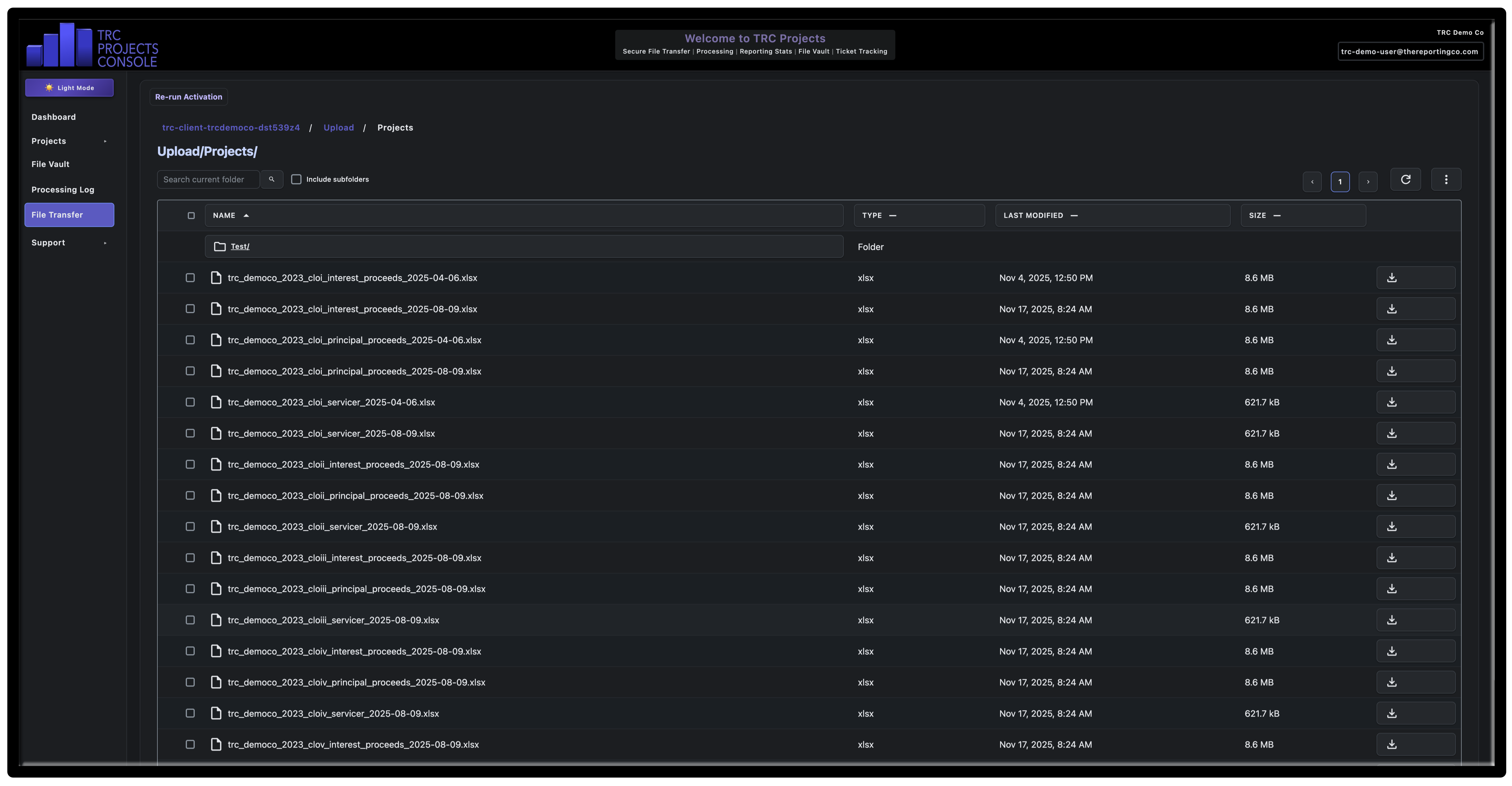 File Transfer - Upload Files